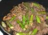 Black Pepper Beef and Asparagus Stir Fry. Recipe by SusieQusie