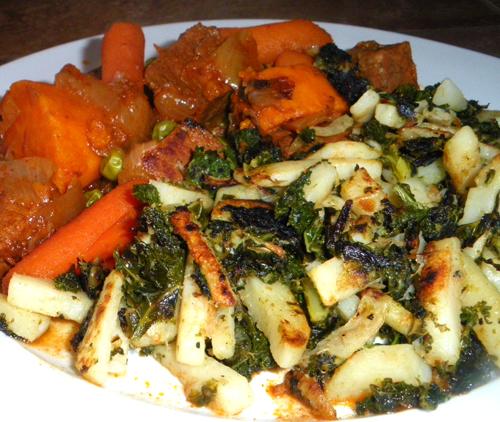 Kale & Potato Hash. Photo by Bergy