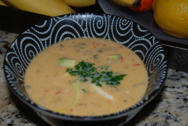 Mexican Corn Soup. Photo by carmenskitchen