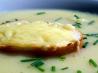 Perfect Potato, Leek and Onion Soup With Garlic Cheese Toasts