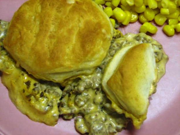 Easy Hamburger and Biscuit Bake. Photo by loof