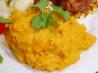 Curry-Spiced Sweet Potatoes. Recipe by Chef PotPie