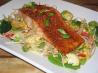 Spicy Salmon With Warm Maple Glaze