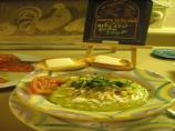 Corn Avocado Soup With Cheesy Toasts