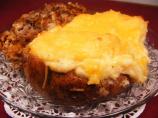 Cheddar and Garlic-Stuffed Potatoes