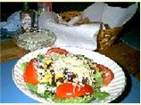 Black Bean and Corn Salad With Homemade Tortilla Chips