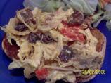 Curried Chicken Salad With Grapes and Red Peppers