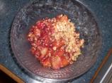 Apple and Raspberry Crisp. Photo by Lynne the Pirate Queen