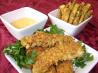 Rachael Ray's Pretzel-Crusted Chicken Fingers and Zucchini