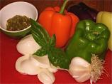 Grilled Bell Peppers Stuffed With Basil Pesto, Boccocini Cheese. Photo by CHILI SPICE