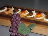 Crackers, Cream Cheese, and Pepper Jelly. Recipe by blancpage
