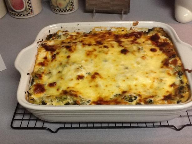 Vegetable Lasagna With White Sauce. Photo by Virginia Es