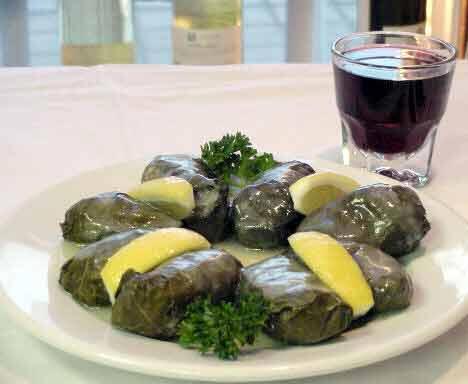 Dolmades (Stuffed Grape Leaves). Photo by Gillian Spence