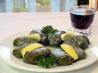 Dolmades (Stuffed Grape Leaves). Recipe by Gillian Spence