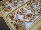 No Yolk Hummus Filled Deviled Eggs