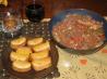 Spaghetti Con Pollo, Salsiccia, E Peperone