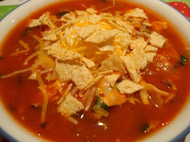 Cinco De Mayo Chicken Tortilla Soup. Photo by Starrynews