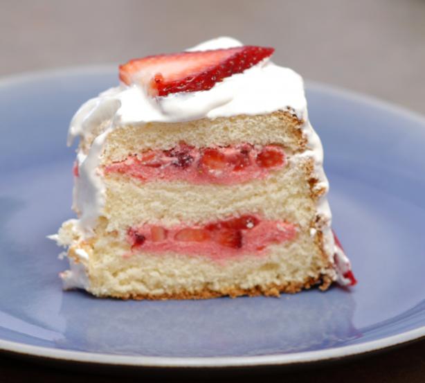 Strawberry Sunshine Cake. Photo by Proud Veteran's wife