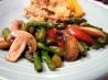 Asparagus Tomato Stir Fry. Recipe by QueenJellyBean