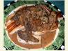 Tuna with Ginger-Mushroom Cream Sauce. Recipe by Gato Volando