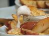 Potato Wedges With Lemon Chilli Sour Cream