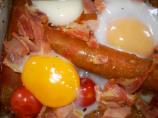 Aussie All-In-One Brekkie. Photo by Jewelies