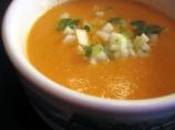 Red Lentil Mulligatawny With Apple-Celery Salsa