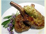 Veal Chops with Mustard-sage Butter