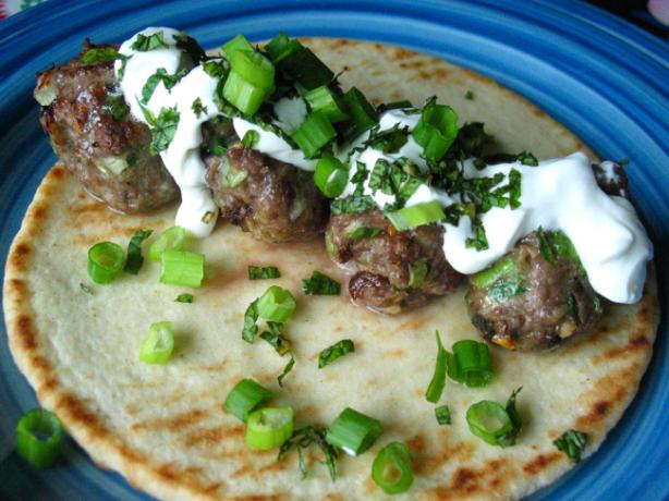 Lamb Meatball Gyros With Yogurt and Mint - Real Simple Mag -. Photo by flower7