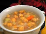 Tunisian Garlic and Chickpea Soup