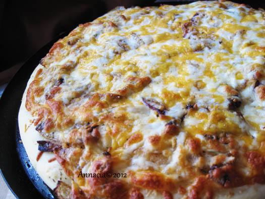Cheesy Onion Focaccia (Bread Machine). Photo by Annacia
