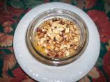 Peach and Hazelnut Crumbles