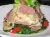 Crab Stuffed Ostrich/Beef Fillet With a Peppercorn Sauce