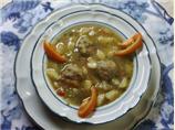 Potato Soup with Meat Dumplings