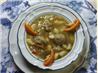 Potato Soup with Meat Dumplings. Recipe by Lorac