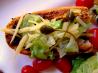 Garlic Bread Salad. Recipe by Julie B's Hive