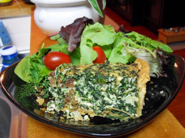 Spinach and Ricotta Tart. Photo by Jackshoe