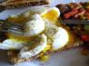 British Breakfast in Bed - Boiled Eggs and Marmite Soldiers