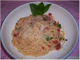 Capellini Pomodoro. Photo by Soup Lady