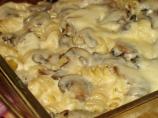 Baked Mushroom and Cheese Penne