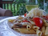 Chicken and Mushroom Pasta. Photo by Bev