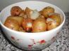 Mustard-Crusted Roast New Potatoes With Shallots and Garlic