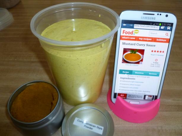 Mustard Curry Sauce. Photo by Ambervim