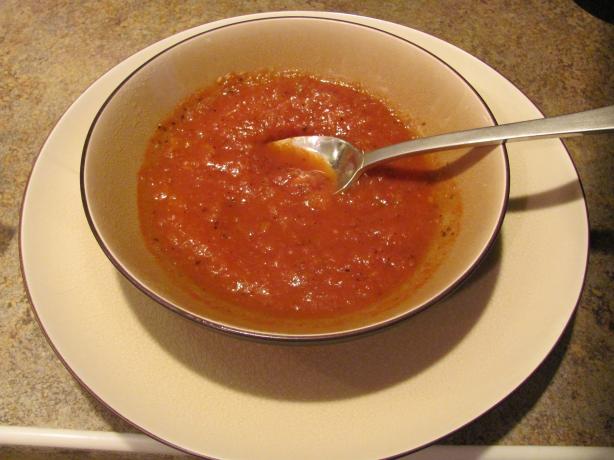 Fire Roasted Tomato Soup. Photo by under12parsecs
