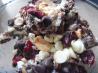 Cranberry Cashew Chocolate Bark. Recipe by Sydney Mike
