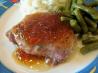 Spicy Peach-Glazed Pork Chops. Recipe by Annacia