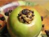 Peanut Butter, Chocolate, Raisin Stuffed Apples !