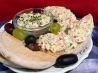 Creamy Vegetable Spread on Whole-Wheat Bagels