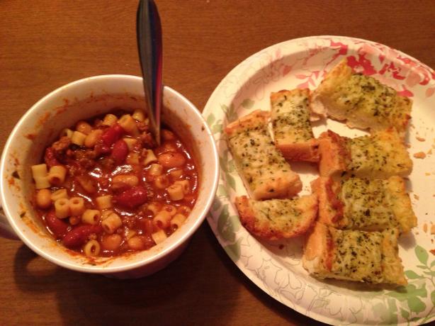 Pasta Fagioli Soup in a Crock Pot. Photo by kbot1701