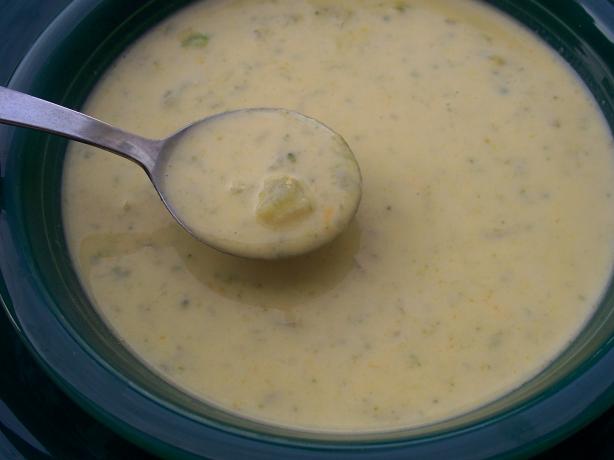 Velvety Broccoli & Cauliflower Cheese Soup. Photo by *Parsley*